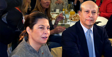 Lucía Figar y José Ignacio Wert