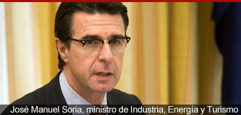 José Manuel Soria, ministro de Industria