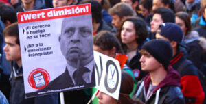 Manifestación de estudiantes en Madrid - Foto: Raúl Fdez.