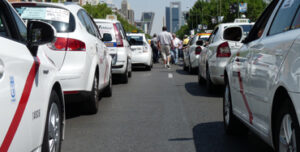Manifestación de taxistas - Foto: Raúl Fdez.