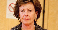 Neelie Kroes, vicepresidenta de la Comisión Europea y Comisaria Europea de Agenda Digital
