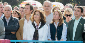 Dirigentes del Partido Popular en la manifestación de las víctimas del terrorismo