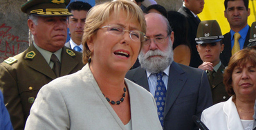 Michelle Bachelet, candidata a la presidencia de Chile - Foto: Richard Espinoza
