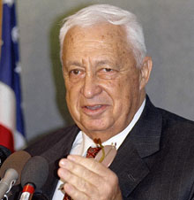 Ariel Sharon, ex primer ministro israelí