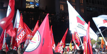 Banderas de Syriza