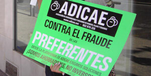 Cartel de Adicae contra el fraude bancario