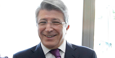 Enrique Cerezo, presidente del Atlético de Madrid