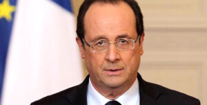 François Hollande, primer ministro de Francia