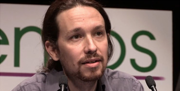 Pablo Iglesias, candidato de Podemos a las elecciones al Parlamento Europeo