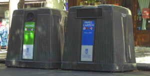 Contenedores de reciclaje de Madrid