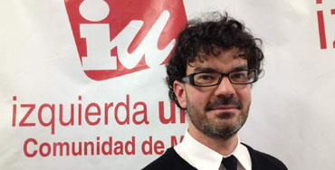 Eddy Sánchez, líder de IU en la Comunidad de Madrid