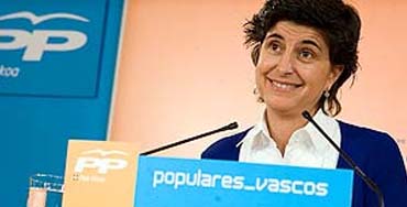 María San Gil, expresidenta de los populares vascos