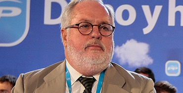 Miguel Arias Cañete, cabeza de lista del PP para las Elecciones Europeas