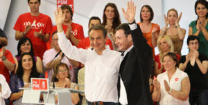 José Luis Rodríguez Zapatero y Tomás Gómez