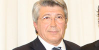 Enrique Cerezo, presidente del Atlético de Madrid