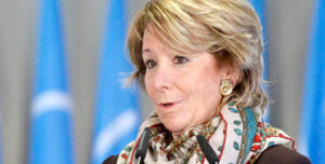 Esperanza Aguirre, presidenta de la Comunidad de Madrid
