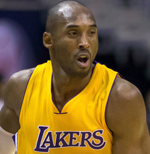 Kobe Bryant, jugador de baloncesto de Los Ángeles Lakers