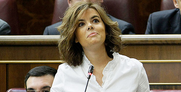 Soraya Sáenz de Santamaría, vicepresidenta del Gobierno