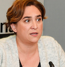 Ada Colau, portavoz de Guanyem Barcelona