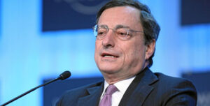 Mario Dragui, presidente del BCE