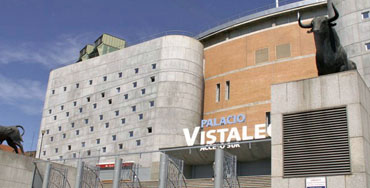 Entrada sur del Palacio de Vistalegre