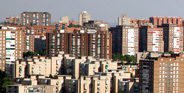 Bloques de viviendas en Madrid