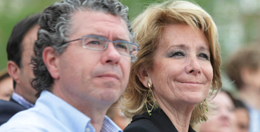 Francisco Granados junto a Esperanza Aguirre