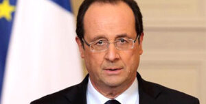 François Hollande, presidente de Francia