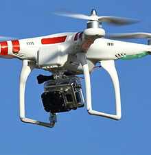 Drone con cámara GoPro