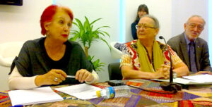 Rosa María Calaf durante el encuentro 'El poder de cambiar el presente'