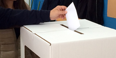Urna de la votación sobre la independencia catalana