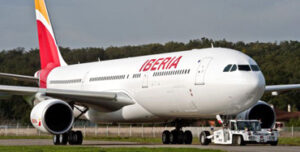 Avión de la compañía Iberia
