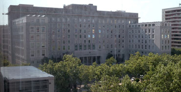 Edificio del Ministerio de Defensa en Madrid