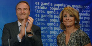 Alberto Fabra junto a Esperanza Aguirre