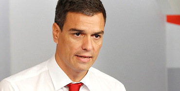 Pedro Sánchez, secreatrio general del PSOE