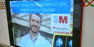 Campaña de publicidad de la consejería de Sanidad de la Comunidad de Madrid