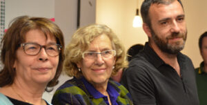 Inés Sabanés, Manuela Carmena y Nacho Murgui Foto: Agustín Millán