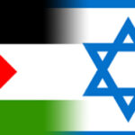Banderas de Palestina e Israel