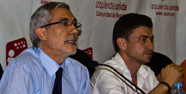 Gaspar Llamazares y Rubén Bejarano