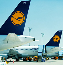 Aviones de Lufthansa