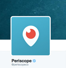 Periscope, twitter