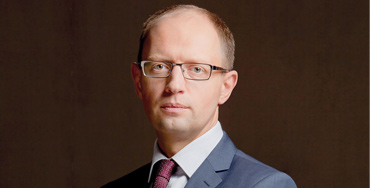 Arseni Yatseniuk, primer ministro de Ucrania