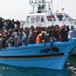 Embarcación de inmigrantes interceptada por la Policía de Fronteras