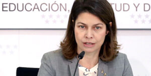 Lucía Figar, consejera de Educación de la Comunidad de Madrid