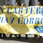 Trabajadores de Correos en huelga