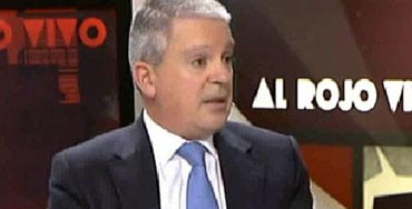 Pablo Crespo durante una entrevista televisiva