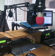 Estudio de grabación de radio