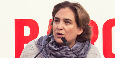 Ada Colau, candidata de Barcelona en Comú a la alcaldía de la ciudad condal