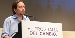 Acto de presentación del programa electoral de Podemos