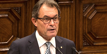 Artur Mas, presidente de la Generalitat de Cataluña